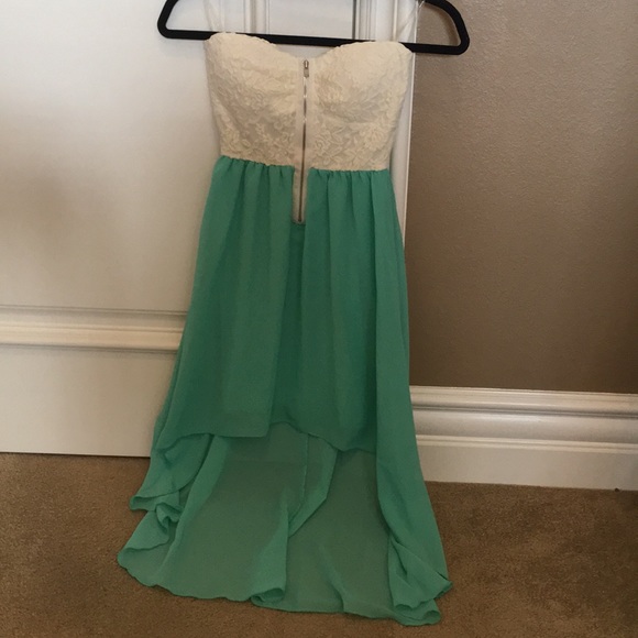 Papaya Dresses & Skirts - 🆕 Papaya: White/Mint Strapless Dress